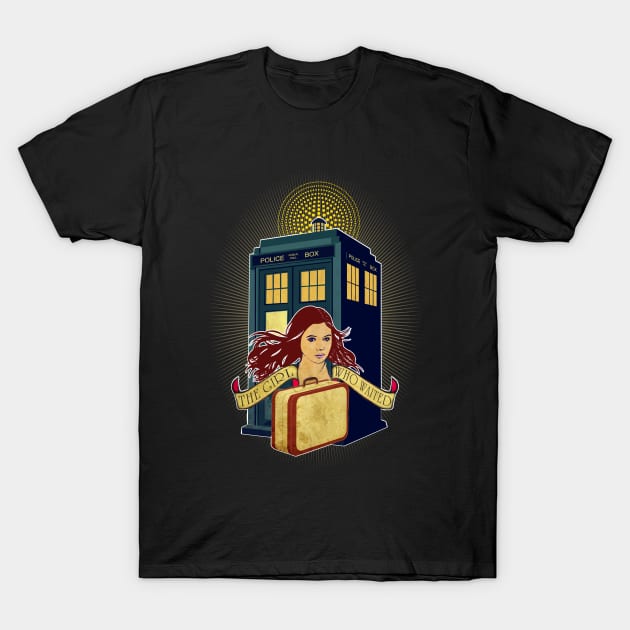 THE GIRL WHO WAITED T-Shirt by KARMADESIGNER T-SHIRT SHOP